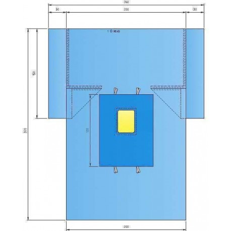 TELO PER LAPAROSCOPIA - (con incision-film)