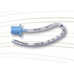 Tubo endotracheale Polar, preformato Sud, orale, PVC trasparente, foro di Murphy, non cuffiato